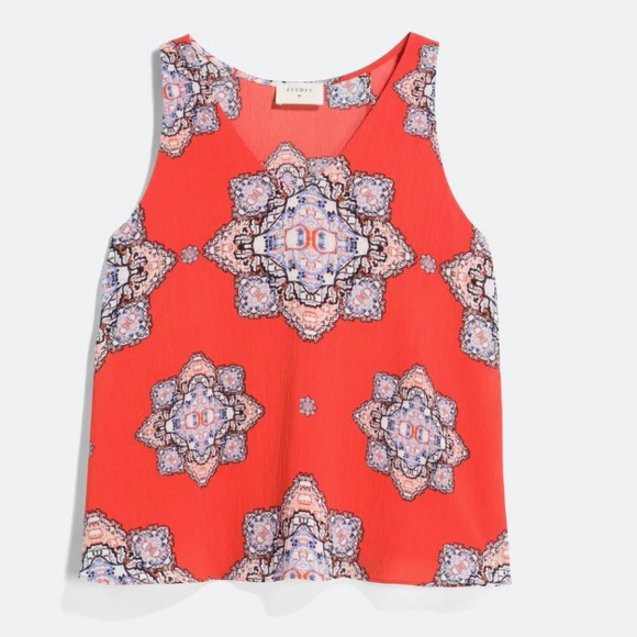 Everly Carrie Split Back Top size medium - Picture 1 of 5